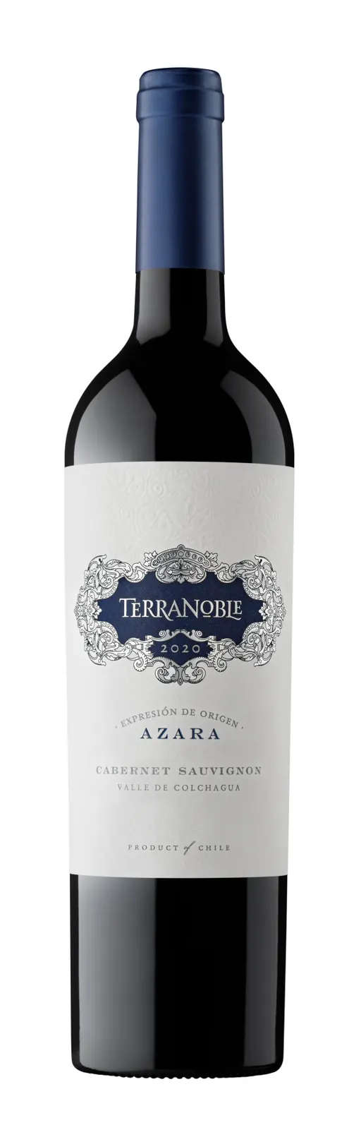 TerraNoble Azara, Tinto, 2021, Valle de Colchagua. Imagen de botella