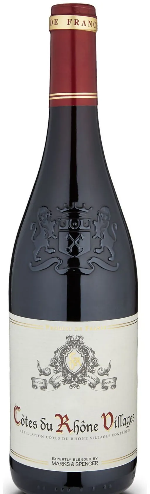 Patriarche Pere et Fils M&S, Red, 2021, Côtes du Rhône Villages. Bottle image