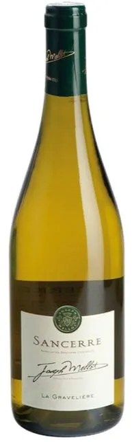 VIGNOBLES JOSEPH MELLOT PERE ET FILS La Gravelière, Blanc, 2020, Sancerre. Image de la bouteille