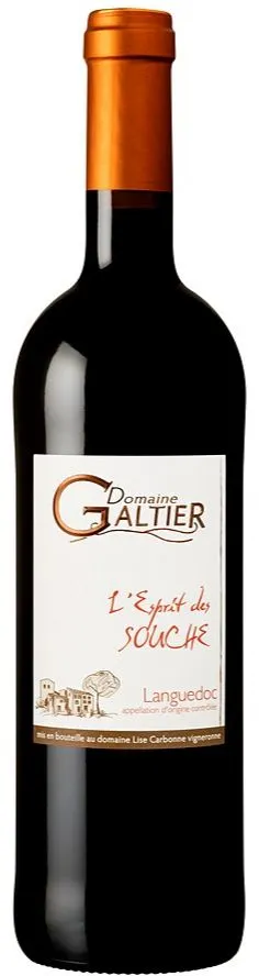 Domaine Galtier L'Esprit des Souche, Rot, 2019, Languedoc. Flaschenabbildung