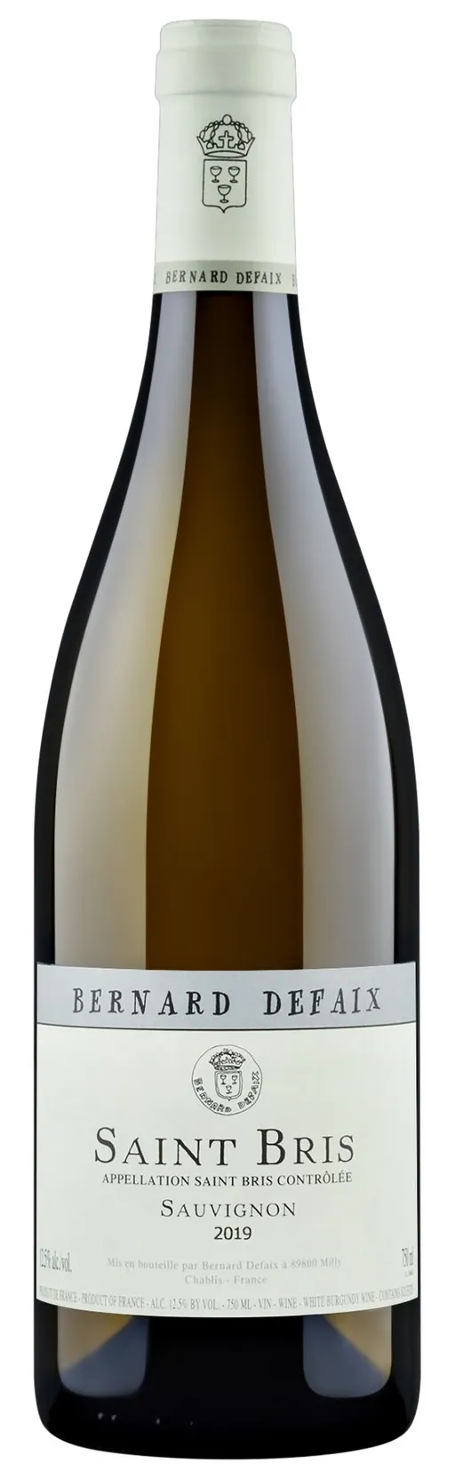 DOMAINE BERNARD DEFAIX ET SES FILS Bernard Defaix, Bianco, 2019, Saint-Bris. Immagine della bottiglia