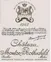 Château Mouton Rothschild, Premier Grand Cru Classé, Rosso, 1943, Pauillac. Etichetta frontale