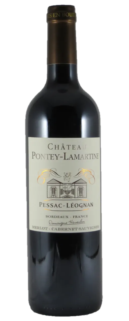 SCE D HAVERLAN CHATEAU PONTEY LAMARTINE, Red, 2014, Pessac-Léognan. Bottle image