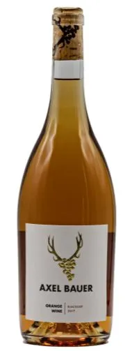 Axel Bauer, Orange Wine Blacklist, White, 2017. Bottle image