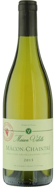 EARL DOMAINE BAPTISTE VALETTE Maison Valette, Vieilles Vignes, Bianco, 2015, Mâcon Chaintré. Immagine della bottiglia
