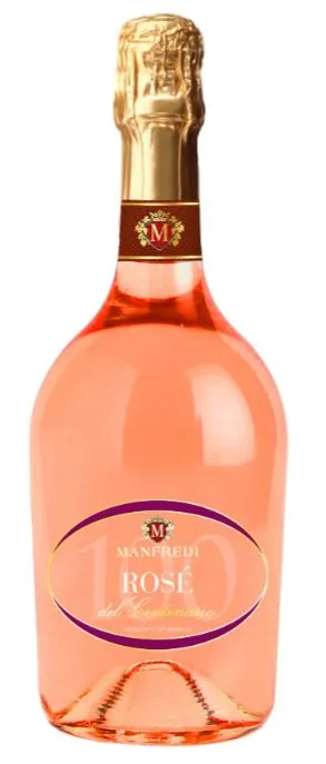 MANFREDI ALDO & C s.r.l. MANFREDI, MOSCATO  SPUMANTE Rosé del Centenario, Rosé, NV, Asti. Bottle image