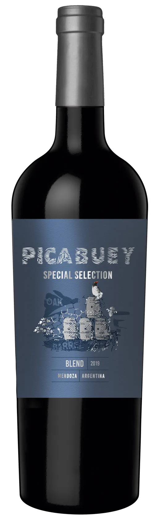Don Rosendo Wines PICABUEY, Rouge, 2022. Image de la bouteille