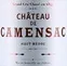 Château de Camensac, Grand Cru Classe, Rot, 2015, Haut-Médoc. Das vordere Etikett
