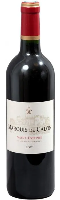SCEA DU CHATEAU CALON SEGUR Le Marquis de Calon Segur, Red, 2007, Saint-Estèphe. Bottle image