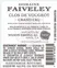 THIERRY FAIVELEY Domaine Faiveley, Grand Cru, Rot, 2020, Clos de Vougeot ou Clos Vougeot. Das hintere Etikett