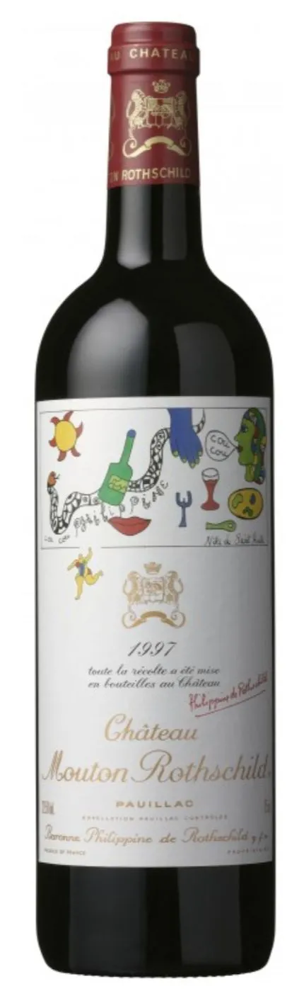 Château Mouton Rothschild, Premier Grand Cru Classé, Rosso, 1997, Pauillac. Immagine della bottiglia