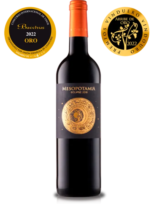 Abadia de Aribayos Mesopotamia, Eclipse, Red, 2018, Toro. Bottle image
