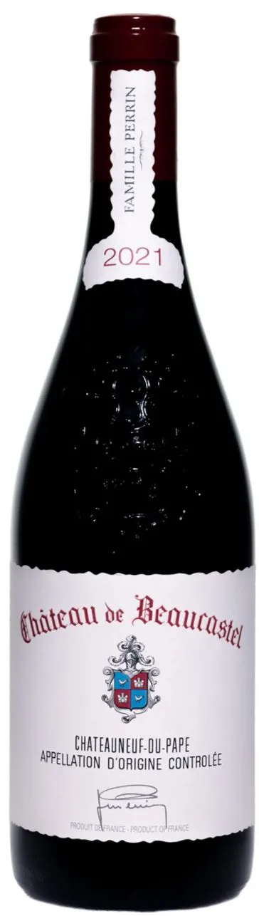SOCIETE FERMIERE DES VIGNOBLES P.PERRIN Château de Beaucastel, Rouge, 2021, Châteauneuf-du-Pape. Image de la bouteille