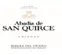 BODEGAS ABADIA SAN QUIRCE SL. Abadia de San Quirce, Crianza, Red, 2019, Ribera del Duero. Front label