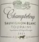 SCEA CHAMPTELOUP (VALLET) Champteloup, White, 2021, Touraine. Front label