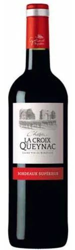 EARL Vignobles Gabard Château la Croix de Queynac Rouge Fruité, Rosso, 2018, Bordeaux supérieur. Immagine della bottiglia