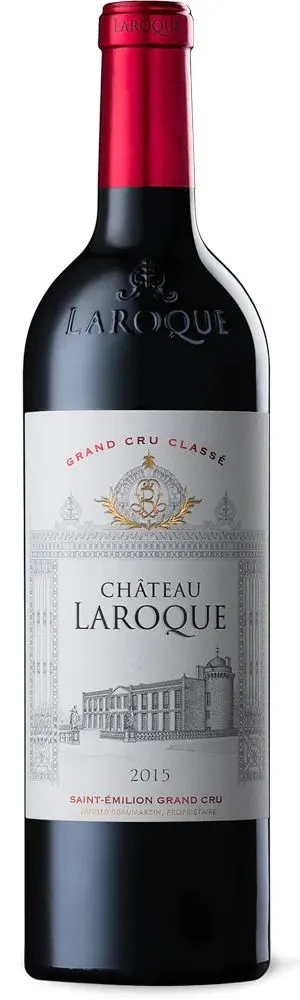 SCA FAMILLE BEAUMARTIN Château Laroque, Tinto, 2015, Saint-Emilion grand cru. Imagen de botella