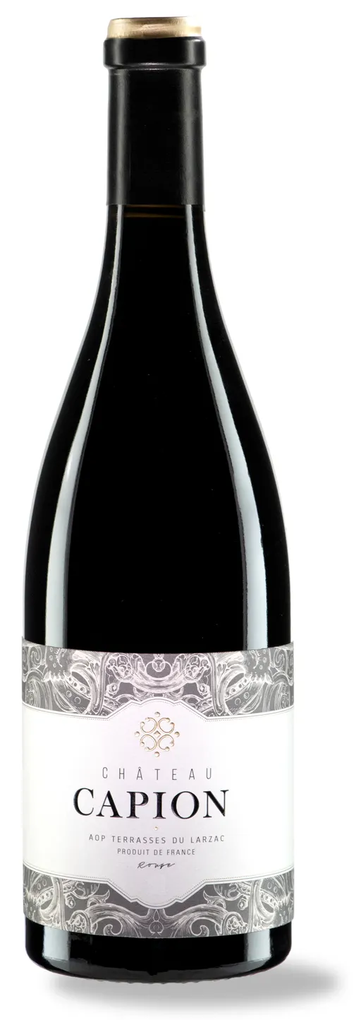 Château Capion, Rouge, 2019, Terrasses du Larzac. Image de la bouteille
