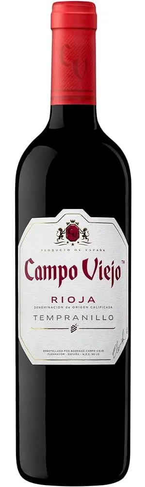 Campo Viejo, Tempranillo, Red, 2021, Rioja. Bottle image