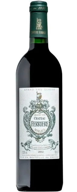 Château Ferrière, Troisième Cru Classé, Red, 2002, Margaux. Bottle image