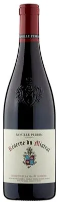 Famille Perrin Reserve du Mistral, Red, 2020, Côtes du Rhône Villages. Bottle image