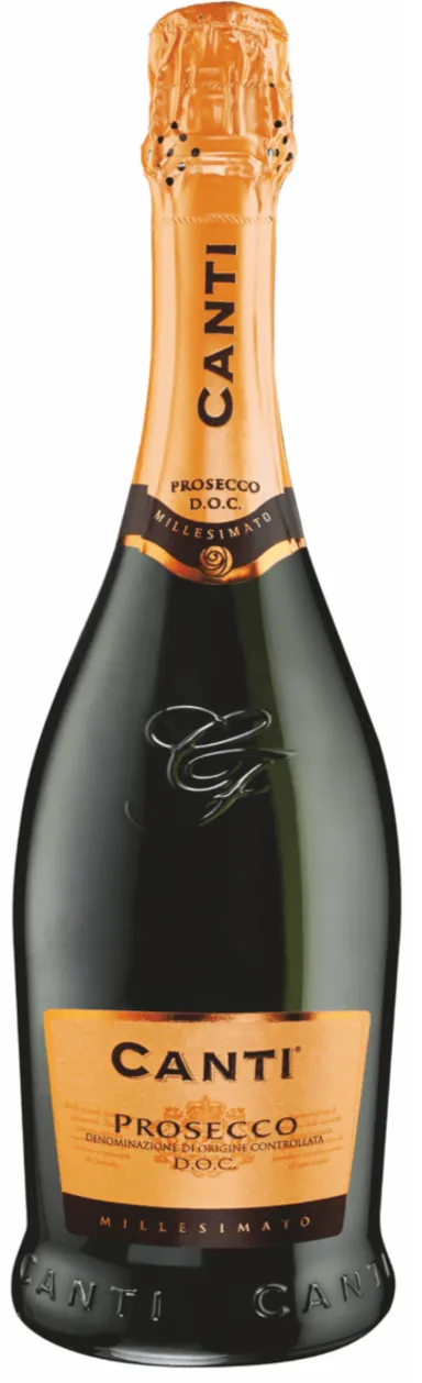 Canti, Weiß, NV, Prosecco. Flaschenabbildung