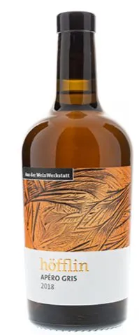 Weingut Höfflin, Apéro Gris, Blanc, 2018, Badischer Landwein. Image de la bouteille