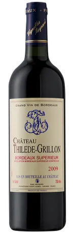 EARL MEYNARD (SAINT-LOUBES) Chateau Thilède-Grillon, Rot, 2017, Bordeaux supérieur. Flaschenabbildung