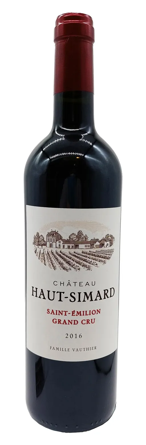 VIGNOBLES VAUTHIER MAZIERE EARL Château Haut-Simard, Red, 2016, Saint-Emilion grand cru. Bottle image