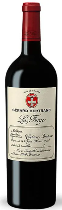 GERARD BERTRAND (NARBONNE) La Forge, Rouge, 2019, Corbières-Boutenac. Image de la bouteille