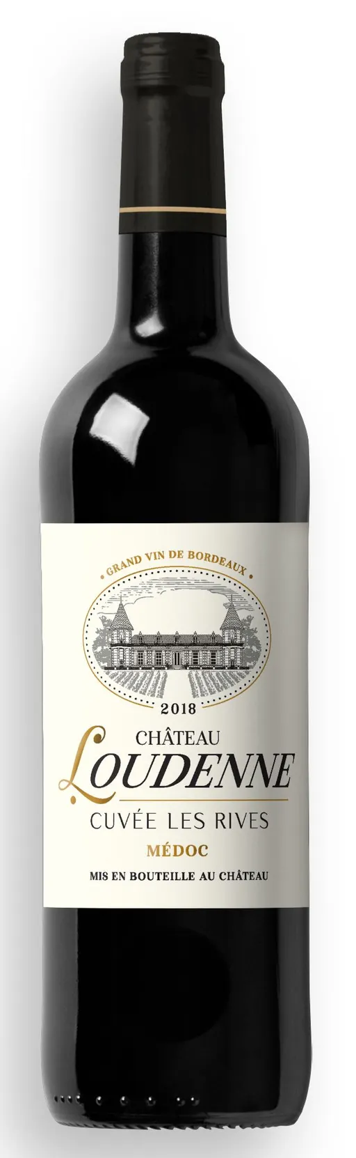 Château Loudenne, Rouge, 2018, Médoc. Image de la bouteille