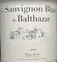 Pierrick Harang Wine Le Sauvignon Blanc de Balthazar, White, 2021, Pays d'Oc. Front label