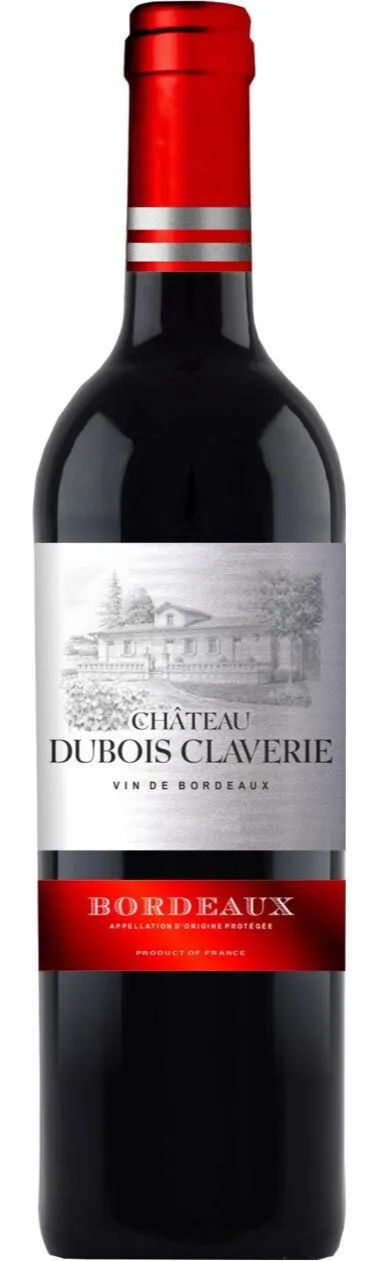 Les Grands Chais de France Chateau Dubois Claverie, Tinto, 2017, Bordeaux. Imagen de botella