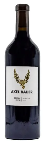 Axel Bauer, Grand Cuvée Grand Vin, Rot, 2019, Badischer Landwein. Flaschenabbildung