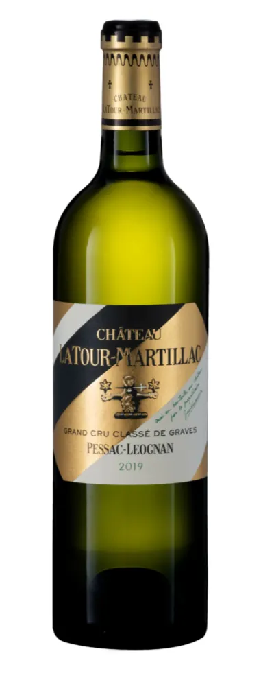 Château Latour-Martillac, Grand Cru Classé de Graves, White, 2019, Pessac-Léognan. Bottle image