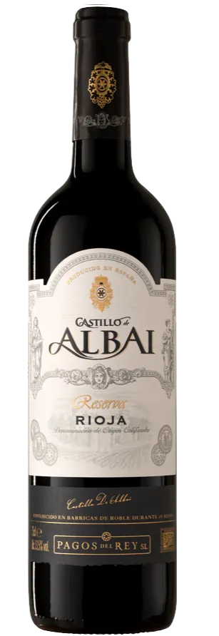 Pagos Del Rey Castillo De Albai, Reserva, Rot, 2017, Rioja. Flaschenabbildung