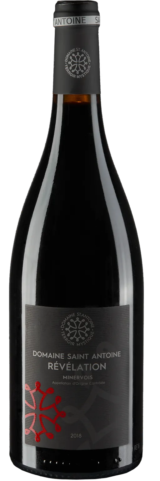 DOMAINE SAINT ANTOINE SARL (RIEUX-MINERVOIS) Revelation, Red, 2018, Minervois. Bottle image