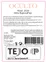 Quinta do Arrobe Oculto, Touriga Nacional, Rosé, 2020, Tejo. Contre-étiquette