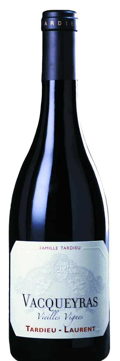Maison Tardieu Laurent Tardieu-Laurent, Vieilles Vignes, Rosso, 2018, Vacqueyras. Immagine della bottiglia