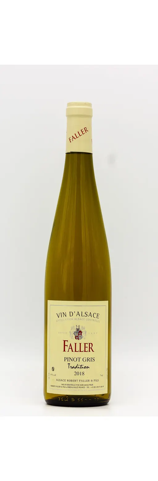 Robert Faller et Fils Pinot Gris Tradition, White, 2022, Alsace ou Vin d'Alsace. Bottle image