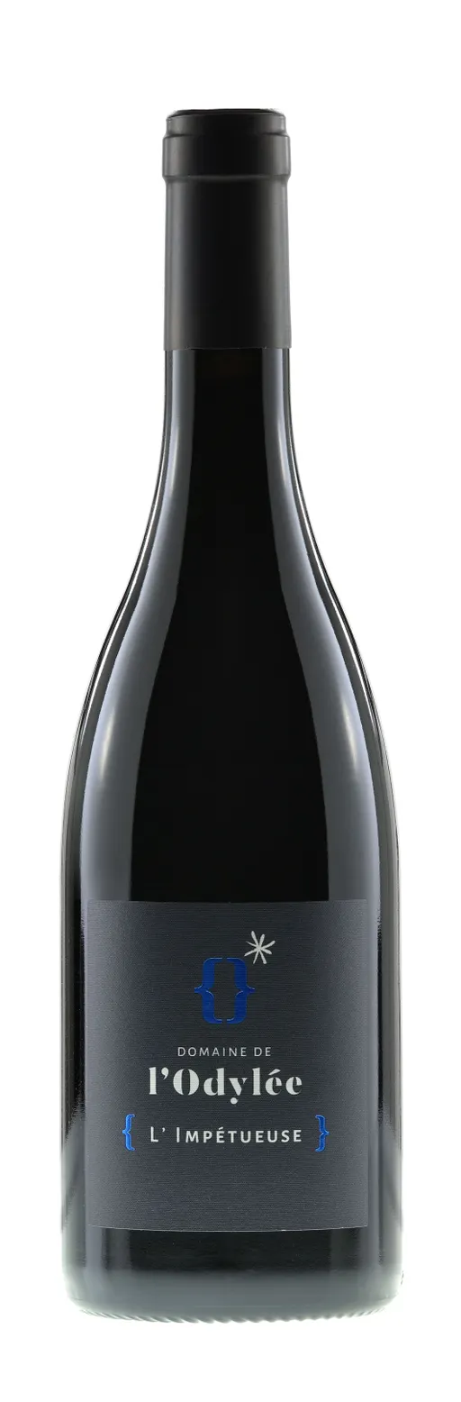 Odile Couvert L'Impetueuse, Rouge, 2021, Côtes du Rhône. Image de la bouteille