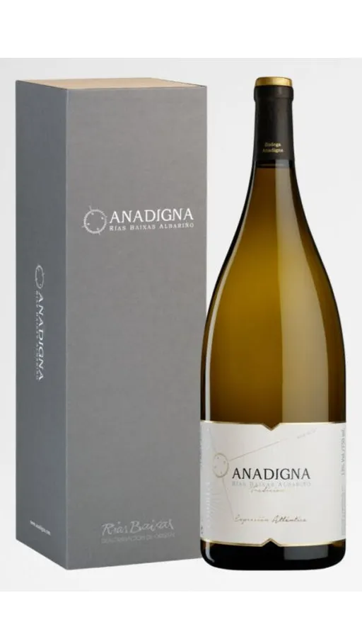 ANADIGNA, Blanc, 2021, Rías Baixas. Image de la bouteille