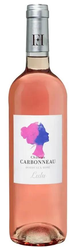 WILFRID FRANC-DE-FERRIERE Château Carbonneau, Lulu, Rosato, 2022, Bordeaux. Immagine della bottiglia