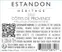 ESTANDON- ESTANDON COOPERATIVE DE PROVENCE estandon, Heritage, Rosé, 2022, Côtes de Provence. Contre-étiquette