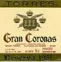 Torres Gran Coronas, Cabernet Sauvignon Reserva, Tinto, 1981, Penedès. Etiqueta frontal