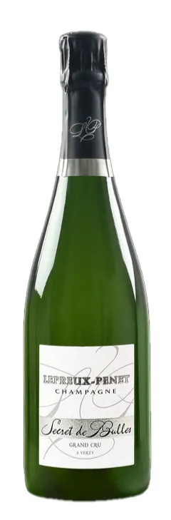 Champagne Lepreux-Penet SECRET DE BULLES, Weiß, NV, Champagne grand cru. Flaschenabbildung