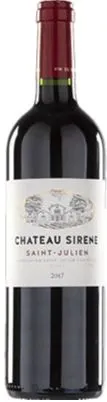 SOC CIVILE EXPLOITATION CHATEAU GLANA Chateau Sirene, Rosso, 2017, Saint-Julien. Immagine della bottiglia