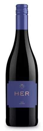 Adama Her, Shiraz, Tinto, 2020, Western Cape. Imagen de botella