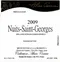 PRESTIGE DES GRANDS VINS DE FRANCE (MERCUREY) Alain Corcia, Tinto, 2009, Nuits-Saint-Georges. Etiqueta frontal