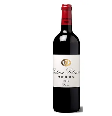SOCIETE CIVILE DE CHATEAU POTENSAC CHATEAU POTENSAC, Tinto, 2015, Médoc. Imagen de botella